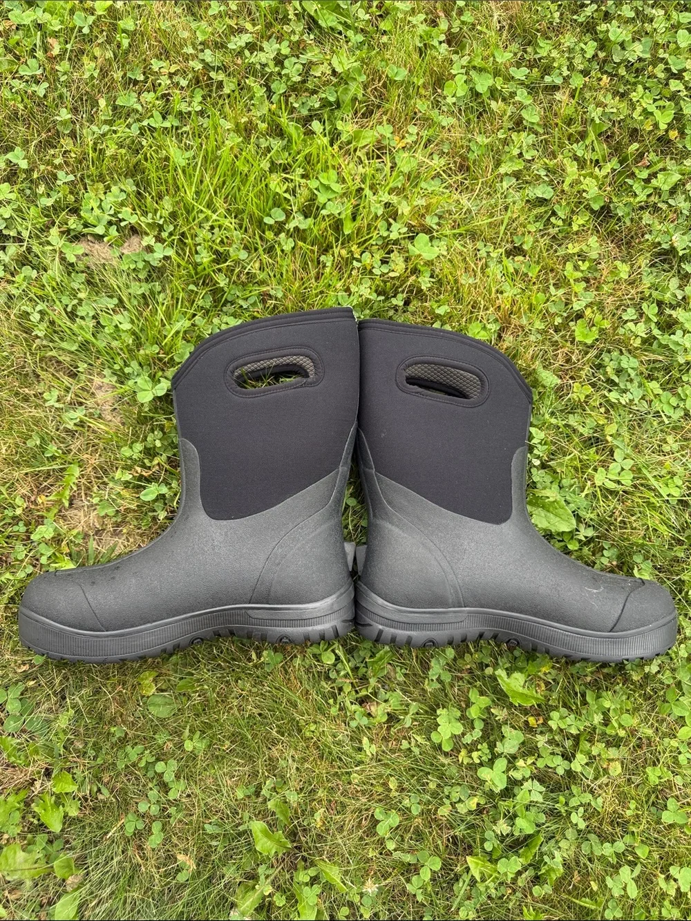 Bogs Black Waterproof Pull-On Snow Boots